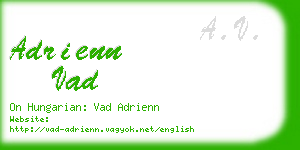 adrienn vad business card